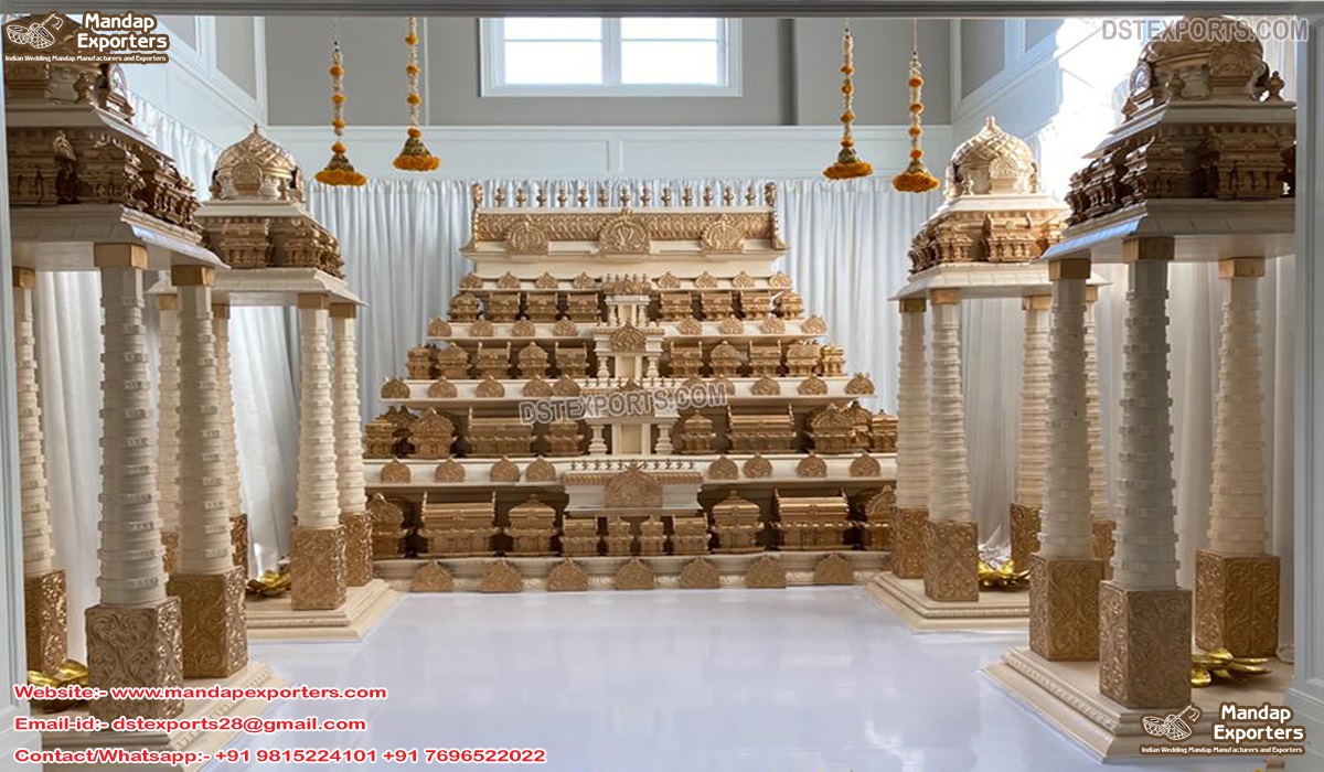 Best South Indian Maharaja Manavarai Stage Set Decor