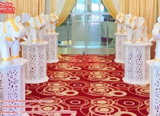 Bollywood Wedding Walkway Pillars & Statues Bollywood Wedding Walkway Pillars & Statues