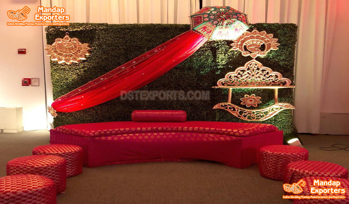 Bridal Seat For Wedding Sangeet Stage Decor