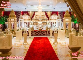Grand Gopuram Temple Style Wedding Mandap