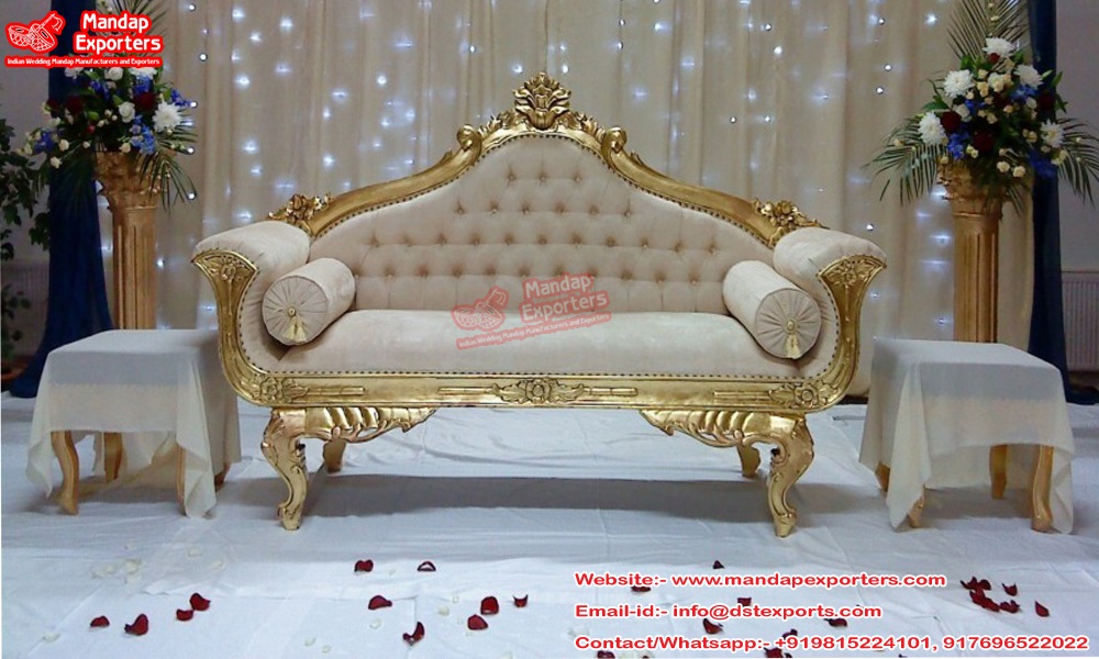 New Designed Reception Stage Sofa With Stools