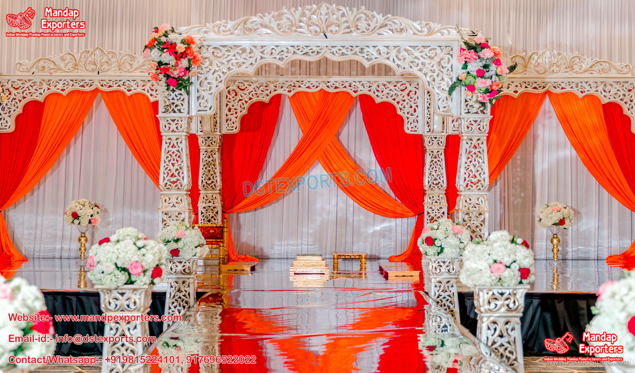 New Hindu Wedding Traditional Jodha Akbar Mandaps