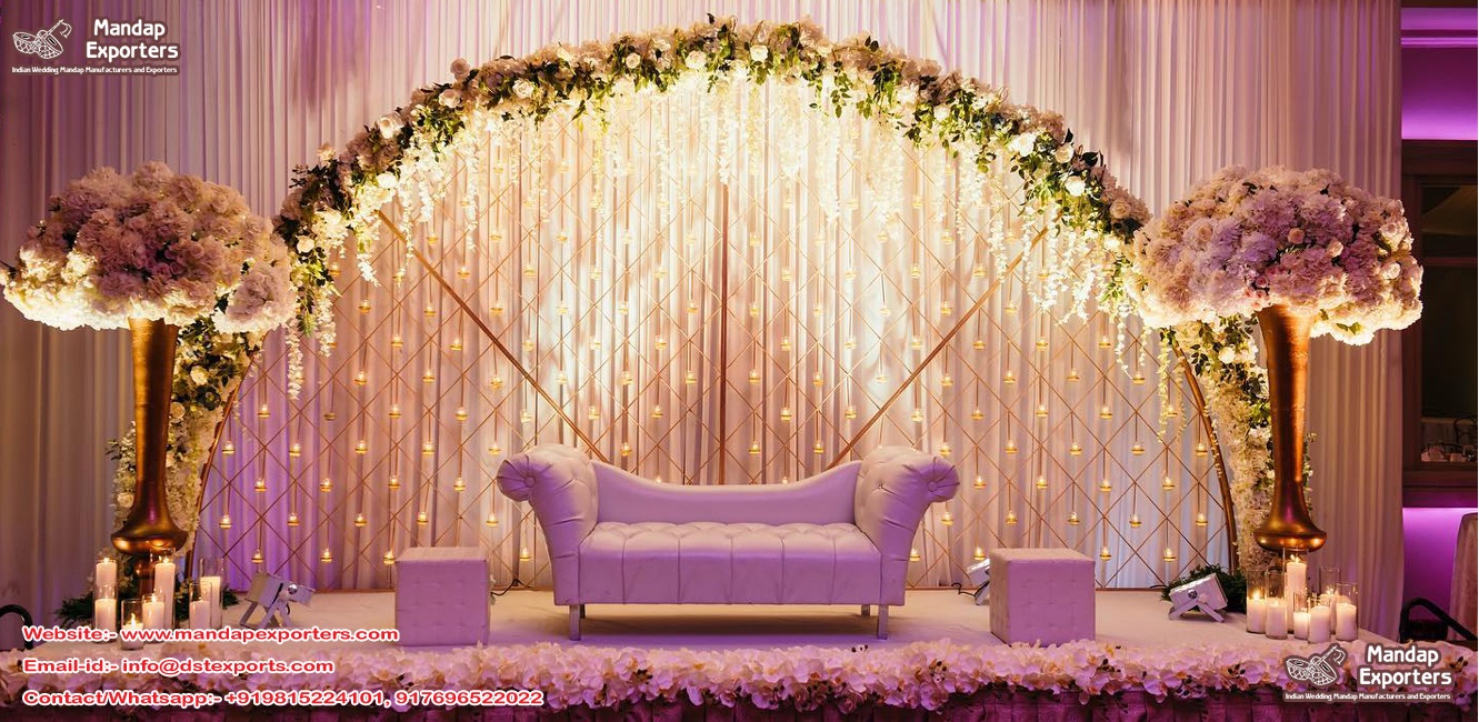 Splendid Wedding Decor Metal Candle Walls UK 