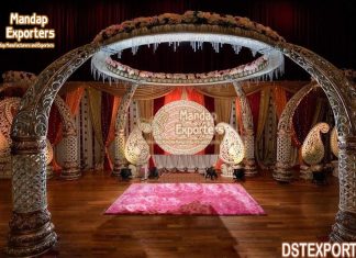 Traditional Tamil Wedding Tusk Pillar Mandap Traditional Tamil Wedding Tusk Pillar Mandap