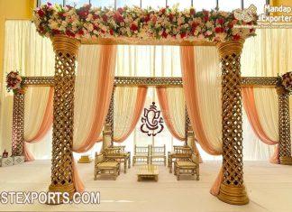 Classic Style Wedding Mandap Decor Classic Style Wedding Mandap Decor