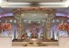 Dazzling Wedding Indoor Wooden Mandap Setup Dazzling Wedding Indoor Wooden Mandap Setup