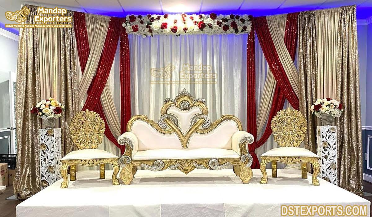 Designer Wedding Reception Stage Sofa Set