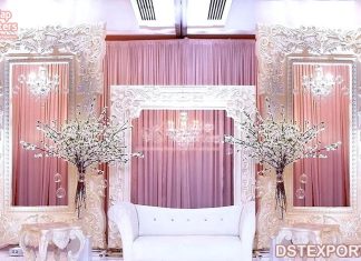 Exclusive Wedding Stage Backdrop Frames Setup Exclusive Wedding Stage Backdrop Frames Setup