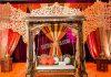 Grand Bollywood Look Wedding Reception Stage Grand Bollywood Look Wedding Reception Stage