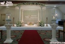 Impressive Indoor Wedding Roman Pillar Mandap Impressive Indoor Wedding Roman Pillar Mandap