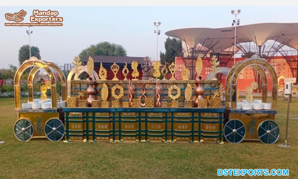 Indian Wedding Food Stall Counters