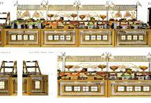 Indian Wedding Food Stall Counters