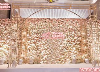 Modern Metal Structure For Wedding Stage Modern Metal Structure For Wedding Stage