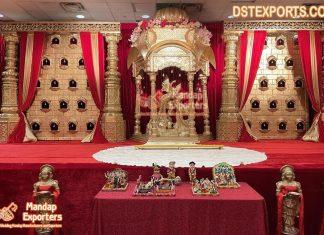 Radha Krishna Indian Wedding Stage Setup Radha Krishna Indian Wedding Stage Setup