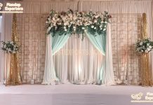 Splendid Metal Candle Walls For Wedding Stage Splendid Metal Candle Walls For Wedding Stage