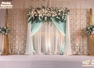 Splendid Metal Candle Walls For Wedding Stage Splendid Metal Candle Walls For Wedding Stage