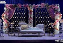 Elegant Candle BackWall For Wedding Stage Elegant Candle BackWall For Wedding Stage