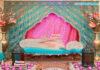 Muslim Mehndi Function Arch Style Backdrop Muslim Mehndi Function Arch Style Backdrop