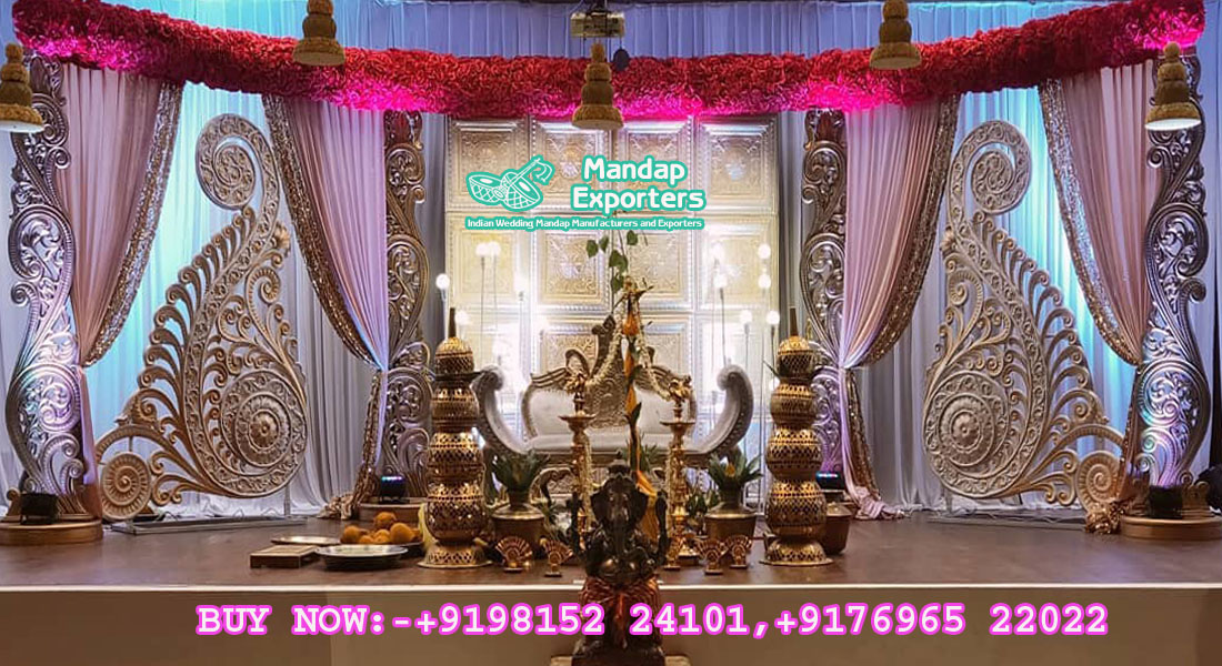 Srilankan Wedding Event Peacock Theme Stage