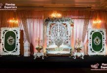 Stylish Reception Stage For Bride Groom Stylish Reception Stage For Bride Groom