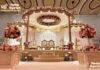 Traditional Double Pole Wooden Mandap Set Traditional Double Pole Wooden Mandap Set