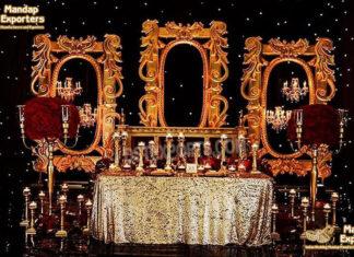 Vintage Wedding Stage Backdrop Frames Vintage Wedding Stage Backdrop Frames