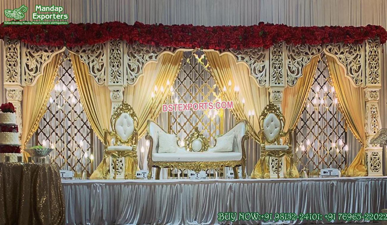 Designer Wedding Bride Groom Sofa Set Sale
