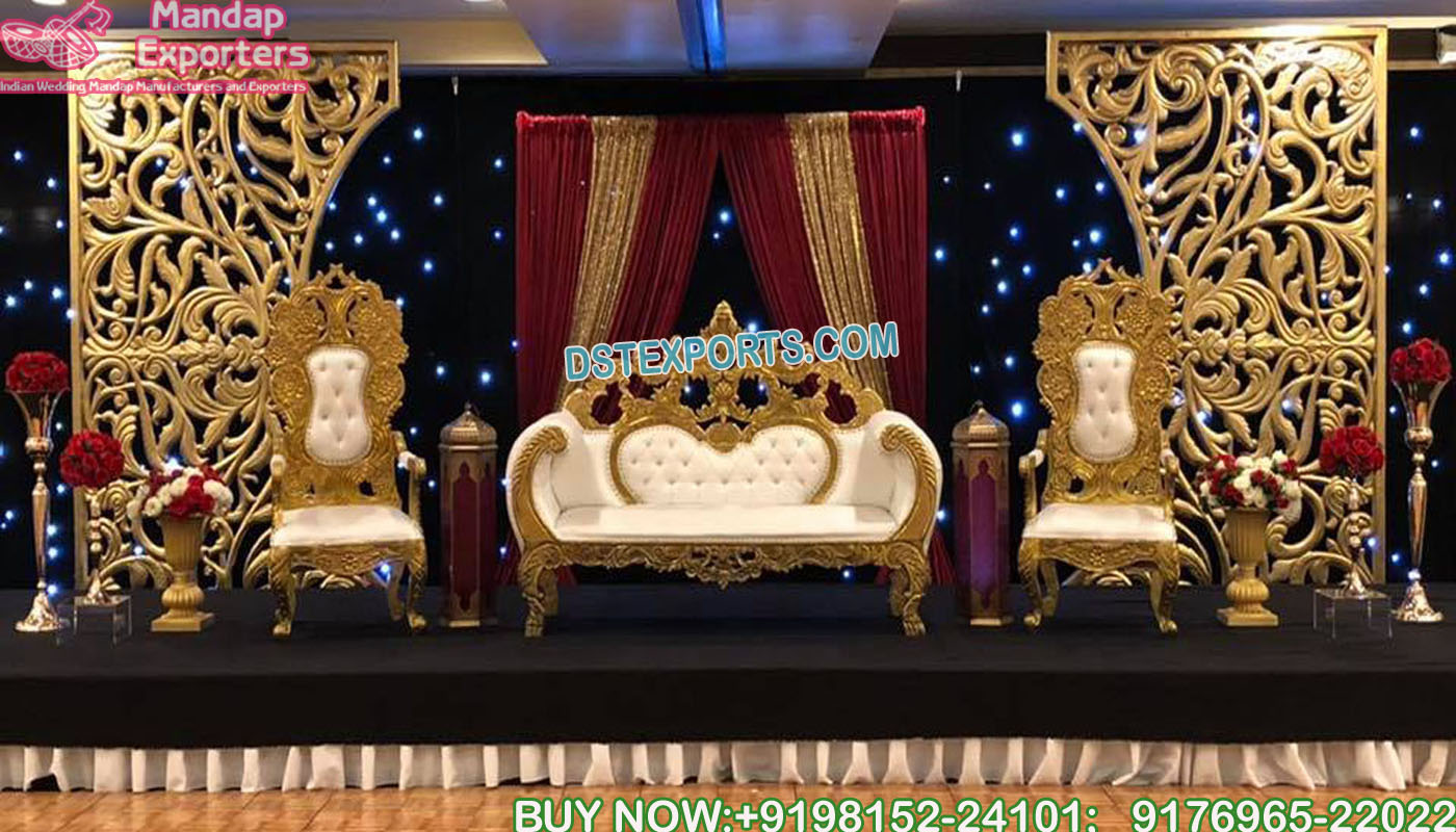 Inspiring Wedding Stage For Ring Ceremony