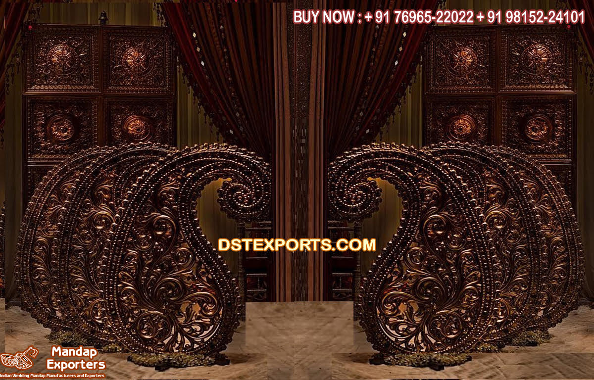 Rajwadi Style Wedding Stage Frames Decoration