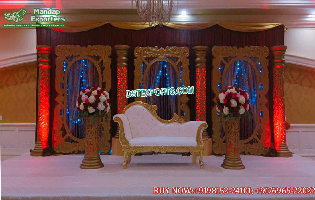 Royal Wedding Handmade FRP Back Frames