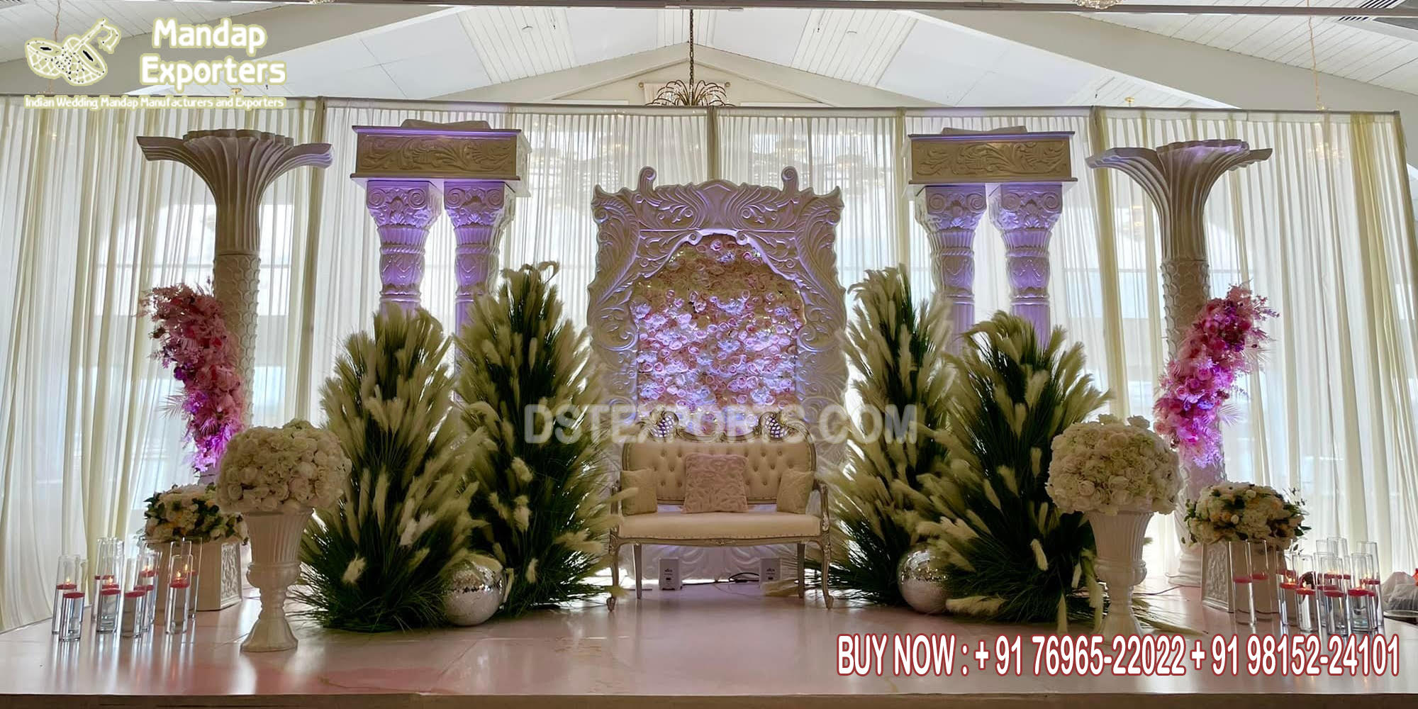 Trendy Christian Wedding Stage Decor