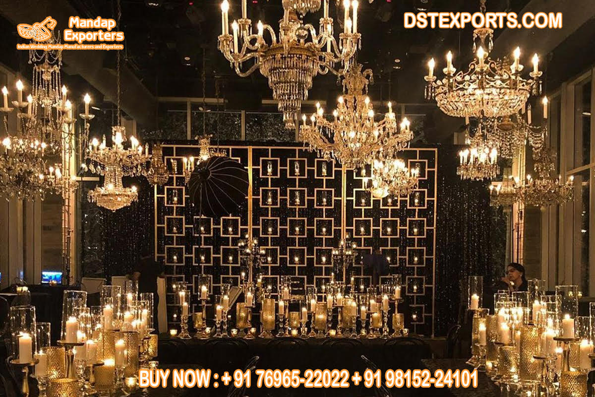 Christian Wedding Metal Candle Walls For Event
