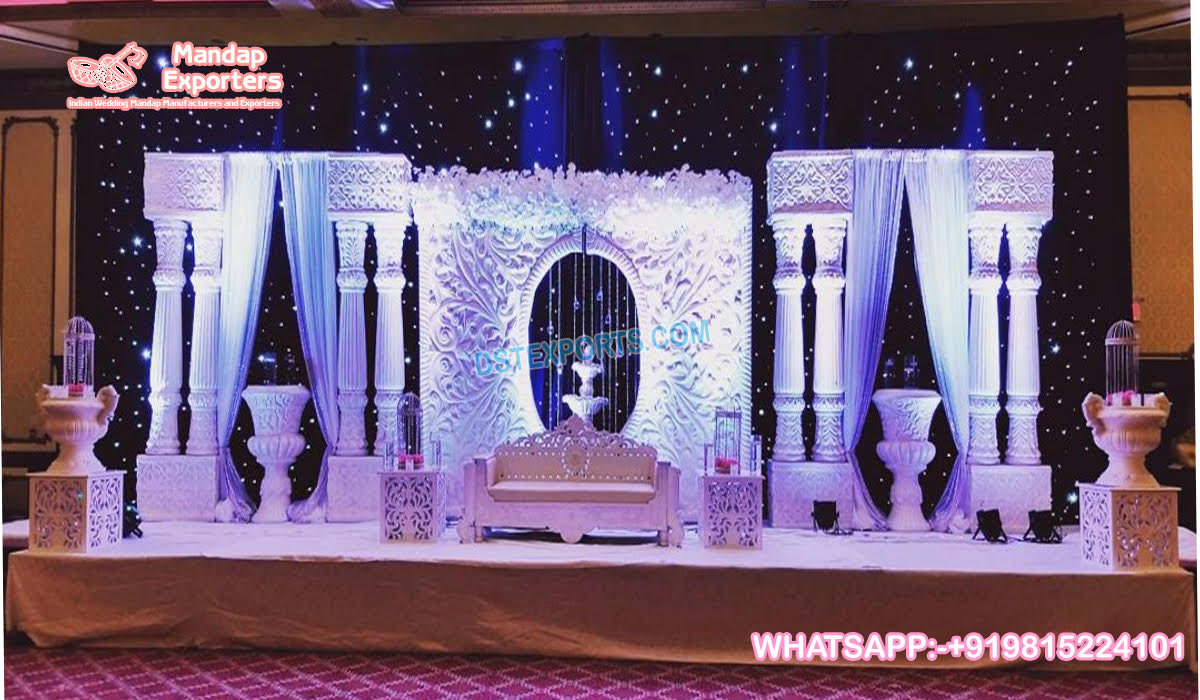 Elegant Jewish Theme Reception Stage in Switzerland