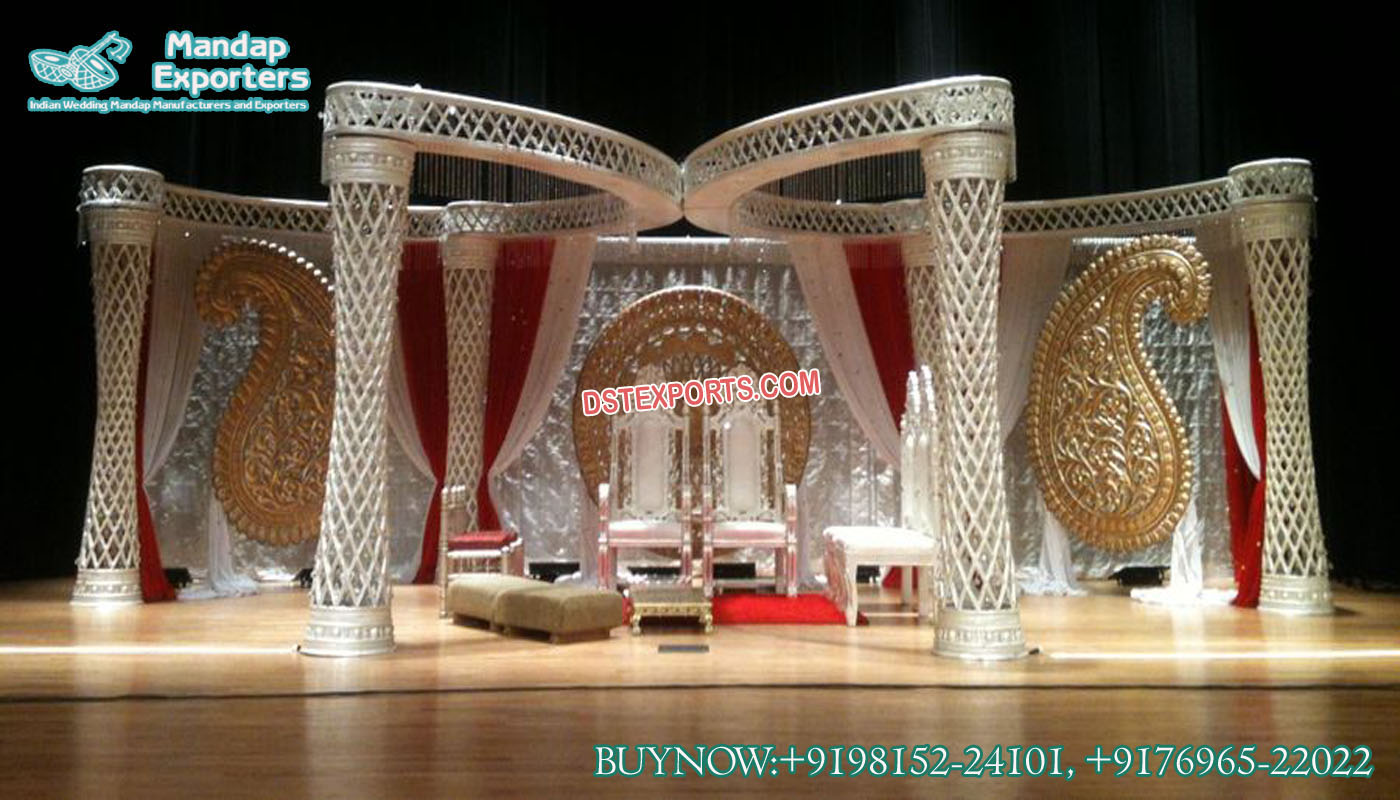 Luxury Wedding Event White Butterfly Mandap UK