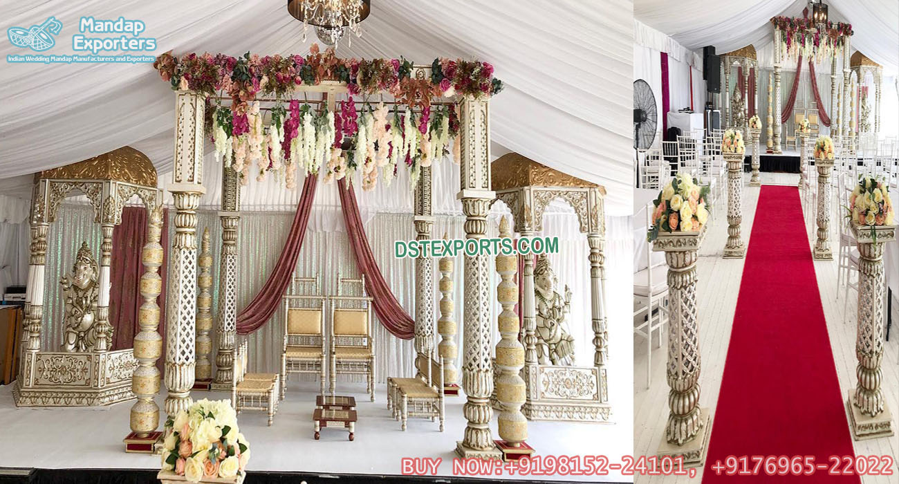 Stunning Sri Lankan Marriage Mandap Decoration