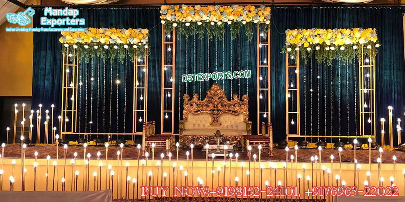 Stunning Wedding Event Metal Candle Stands