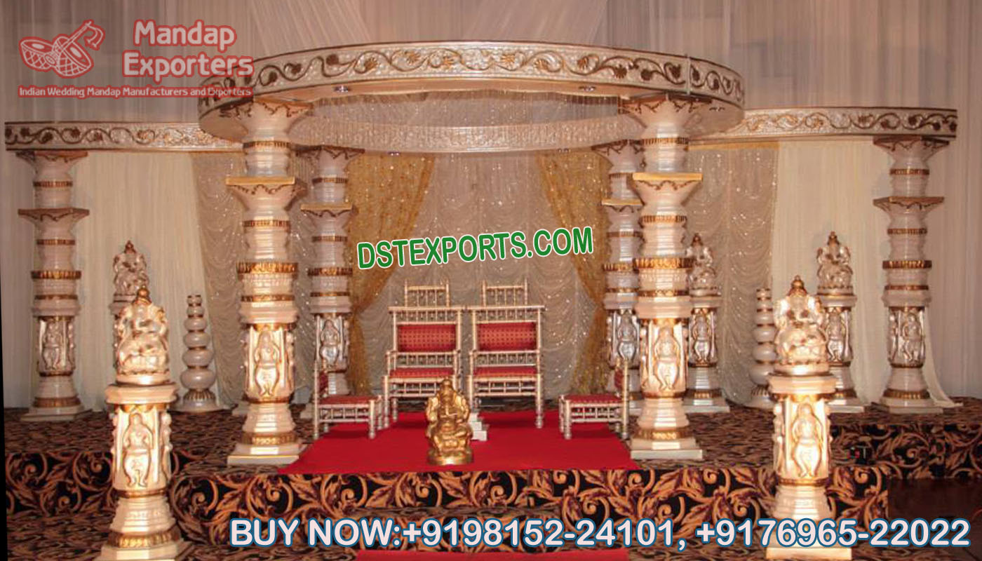 Grand Wedding Event Fiber Mandap Sydney