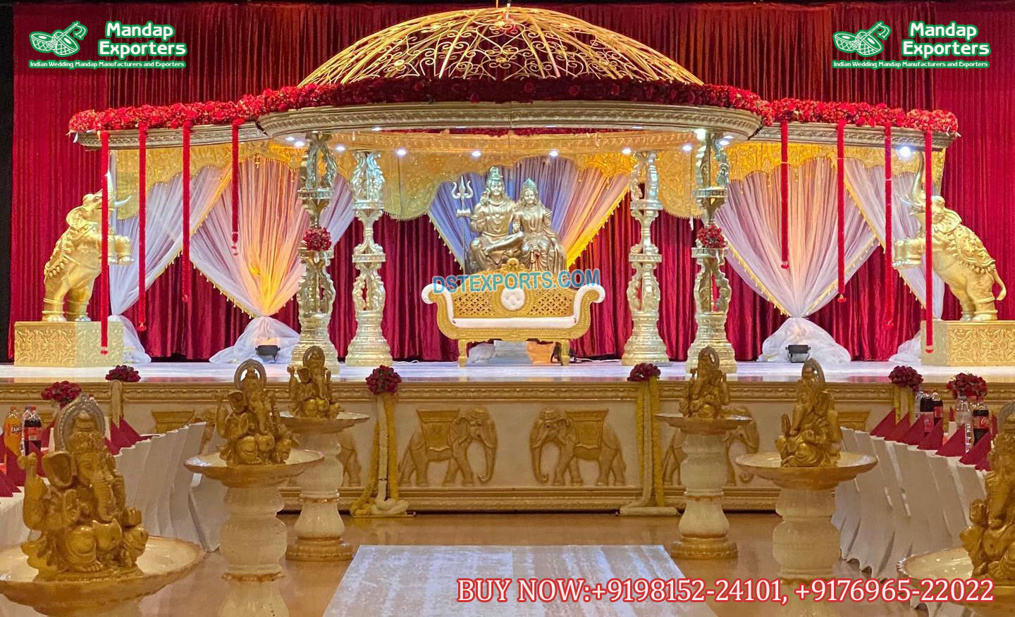 Traditional Dome Mandap For Wedding Vidhi UK