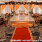 Latest Wedding Event Crystal Floral Mandap