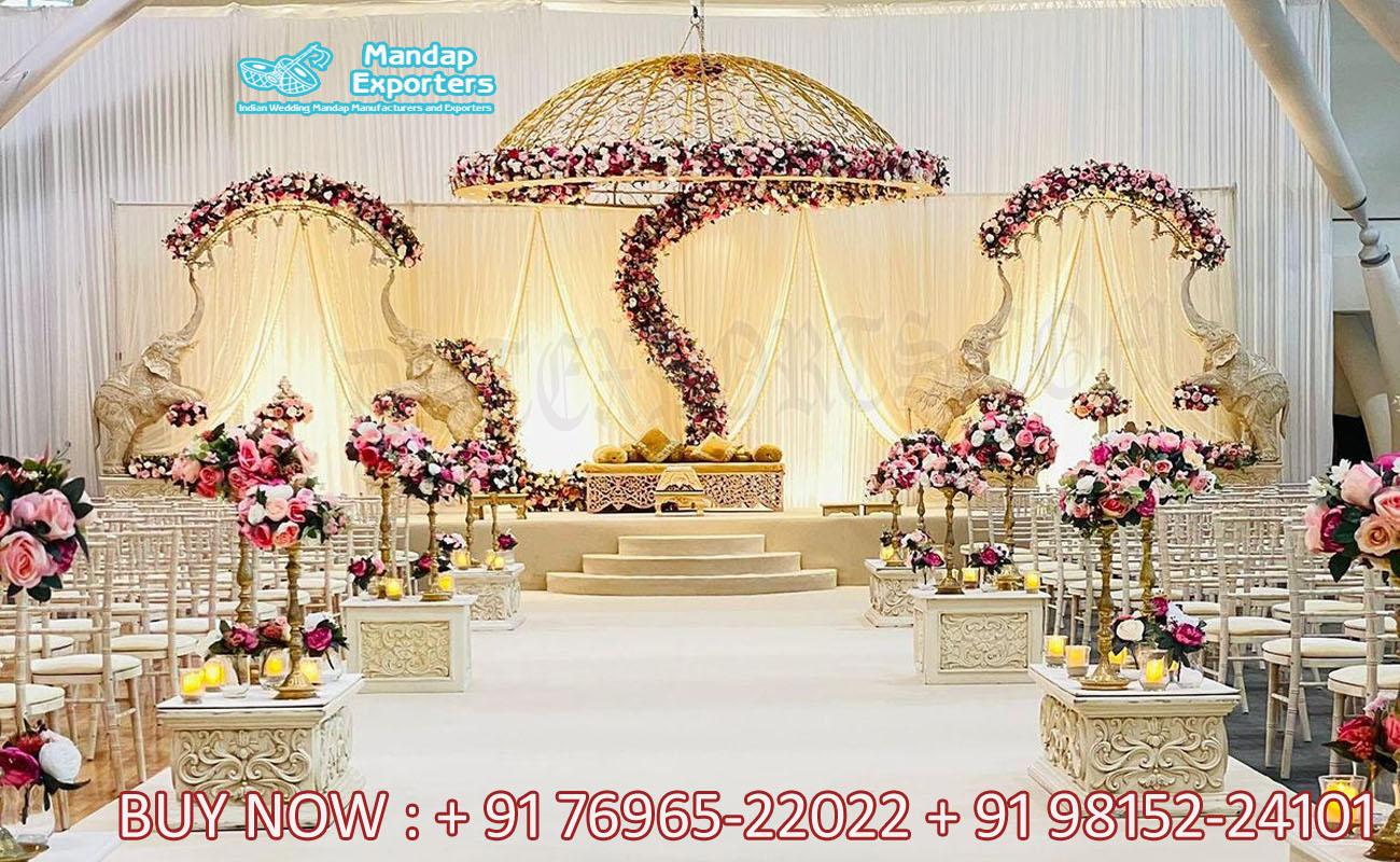 Big Fat Hindu Wedding Decor Maharani Stage