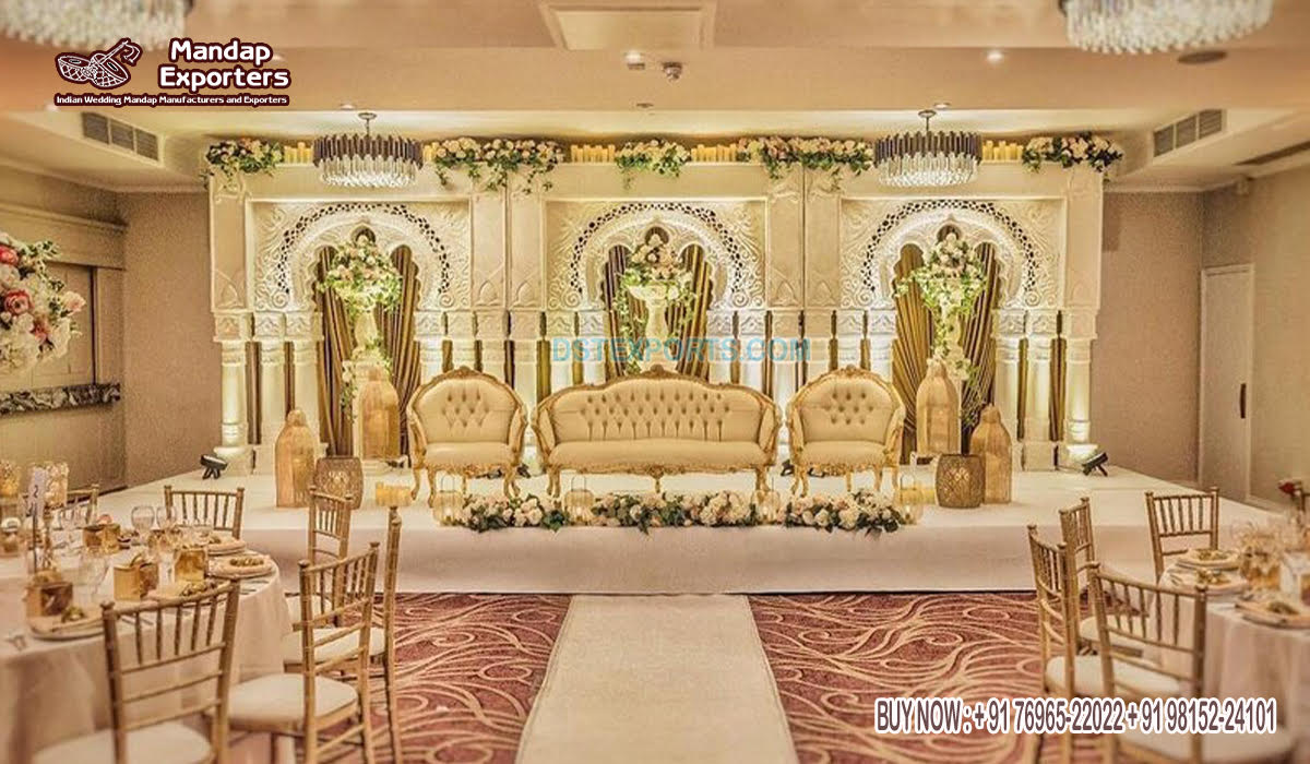Gorgeous Backdrop 3D Frames For Wedding Stage