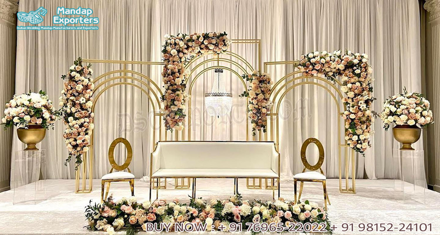 Inspiration Wedding Stage Metal Backdrop Panels
