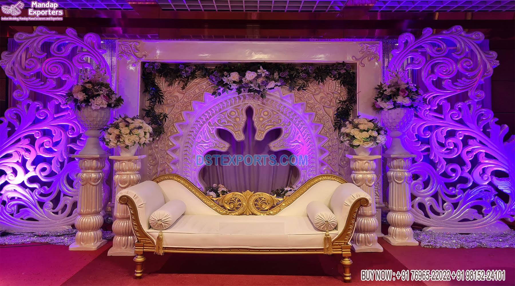 Contemporary Romantic Reception Night Stage Decor