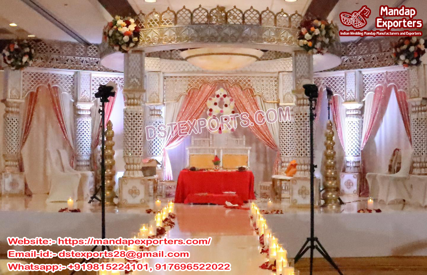King Crown Mandap for South Coast Weddings