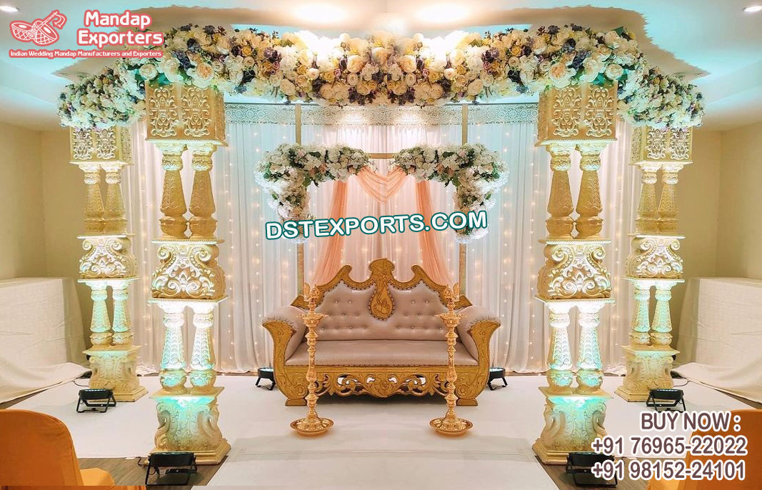 Amazing Wedding Banquet Hall FRP Mandap