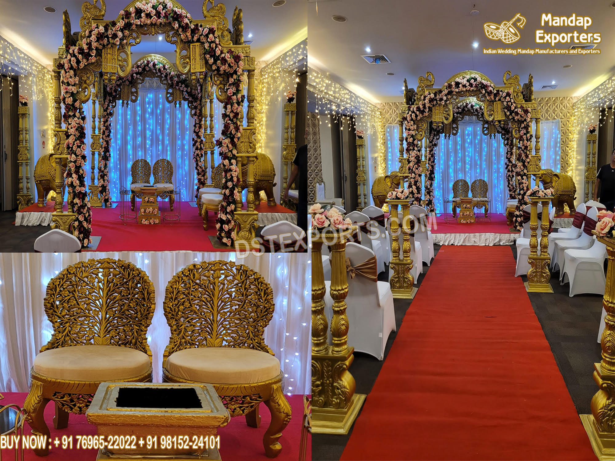 Hindu Ceremony Mayur Wedding Mandap Decor