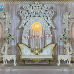 Precious Wedding Decor FRP Silver Back Frames