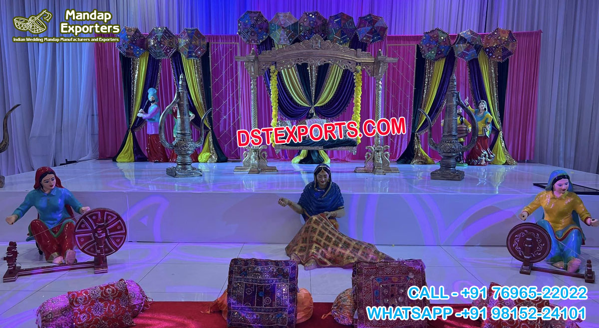 Perfect Punjabi Wedding Sangeet Night Stage