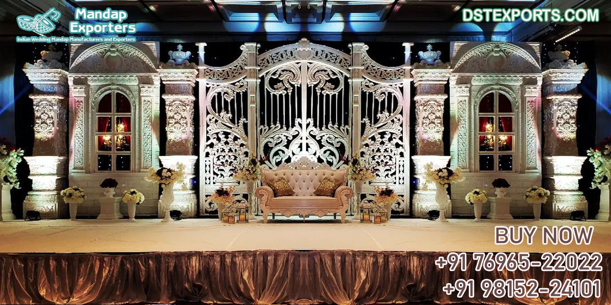 Grand Canadian Wedding Reception Stage Decor Grand Canadian Wedding Reception Stage Decor