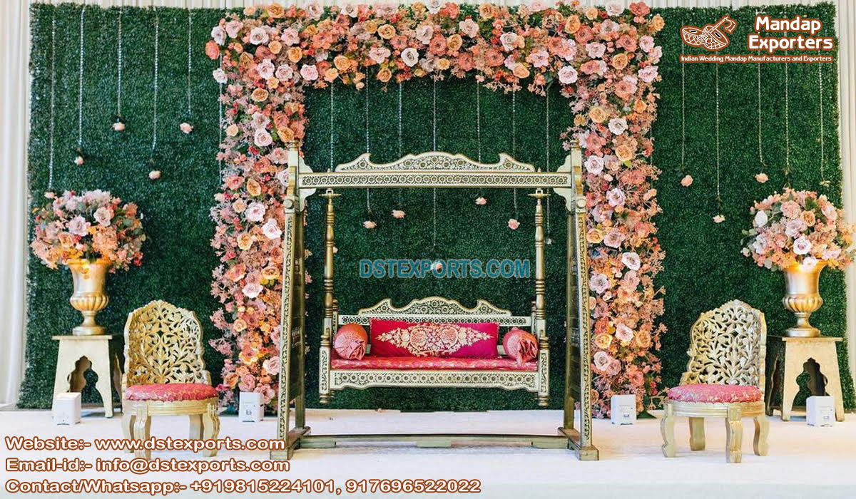 Muslim Wedding Walima Stage Swing Set